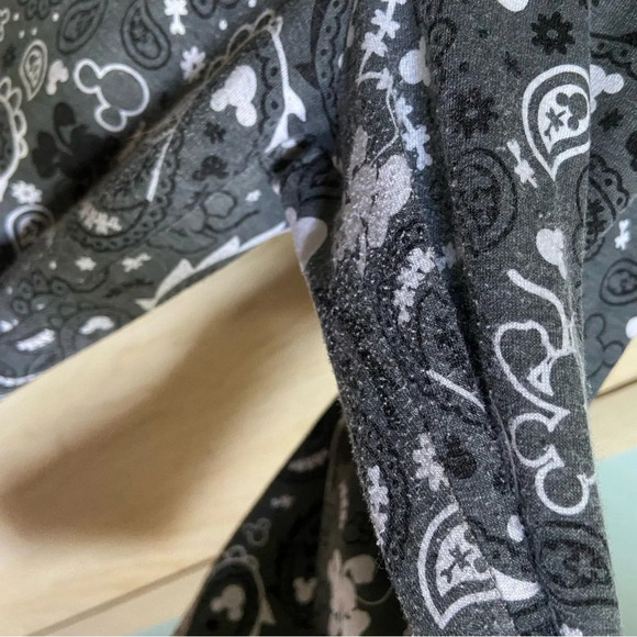 Disney Pants Jumpsuit Romper One Piece Subtle Mickey Mouse Sz Small - Picture 14 of 14